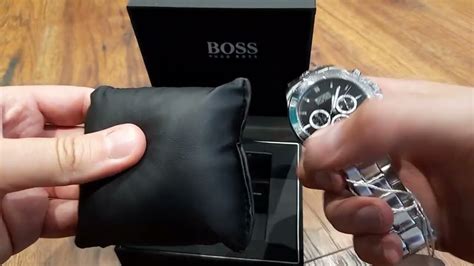 how to spot fake hugo boss watch|vintage hugo boss watch.